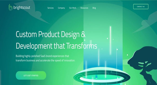 Giao diện website được lấy cảm hứng từ UFO